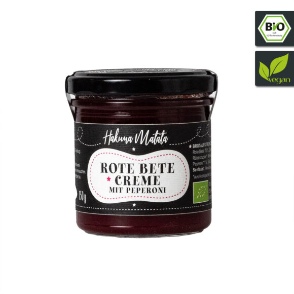 Bio Rote Bete Creme mit Peperoni