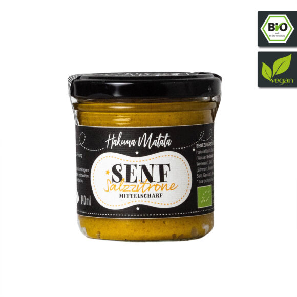 Bio Senf Salzzitrone