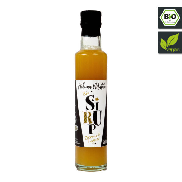 Bio Sirup Zitrone-Ingwer